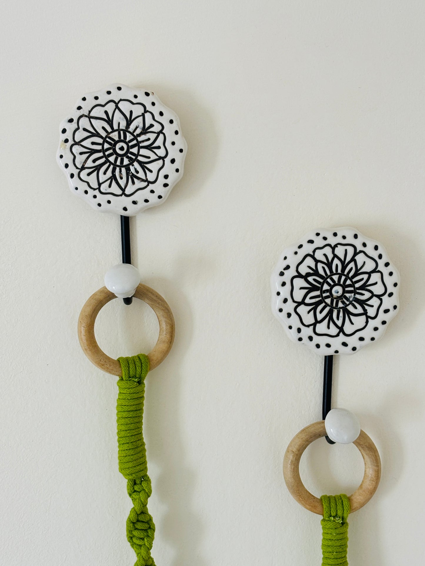 Modern Green Cone Bells – Set of 2