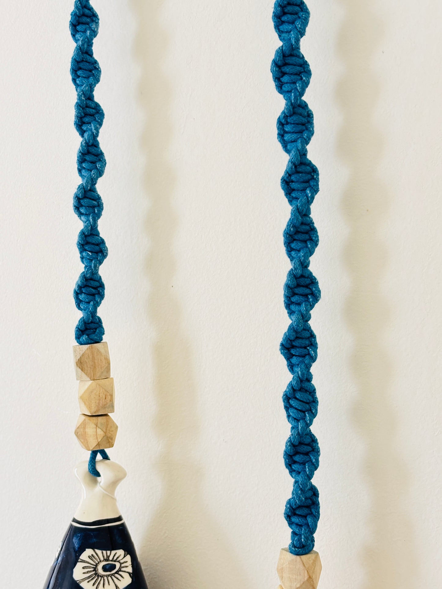 Modern Blue Cone Bell – Set of 2