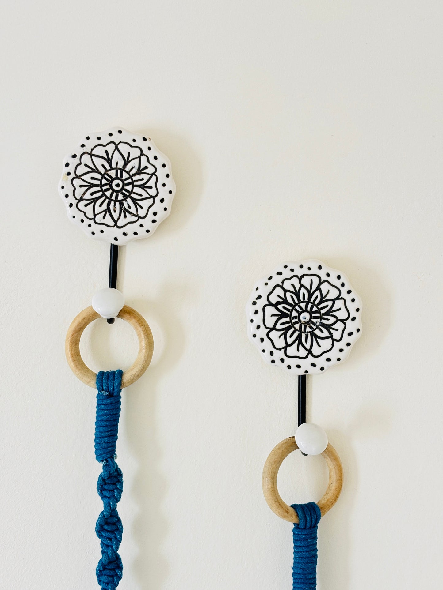 Modern Blue Cone Bell – Set of 2