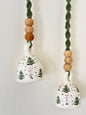 Boho Forest Ceramic Bell – Set of 2