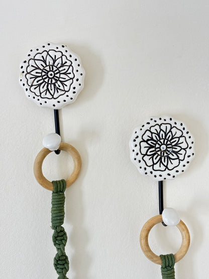 Boho Forest Ceramic Bell – Set of 2