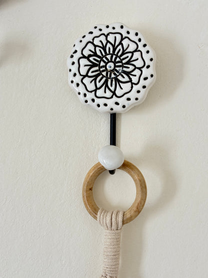 Lime and Green Floral Garden Bells – Set of 2