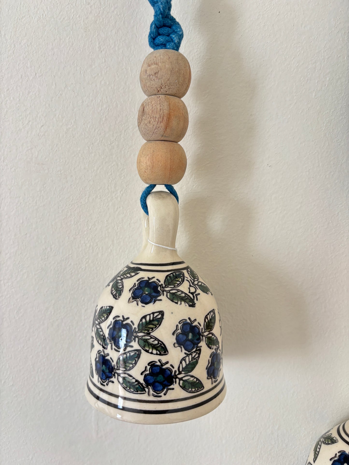 Blue Floral Single Bell – Set of 2