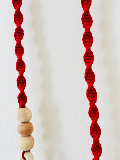 Red Floral Single Bell – Set of 2