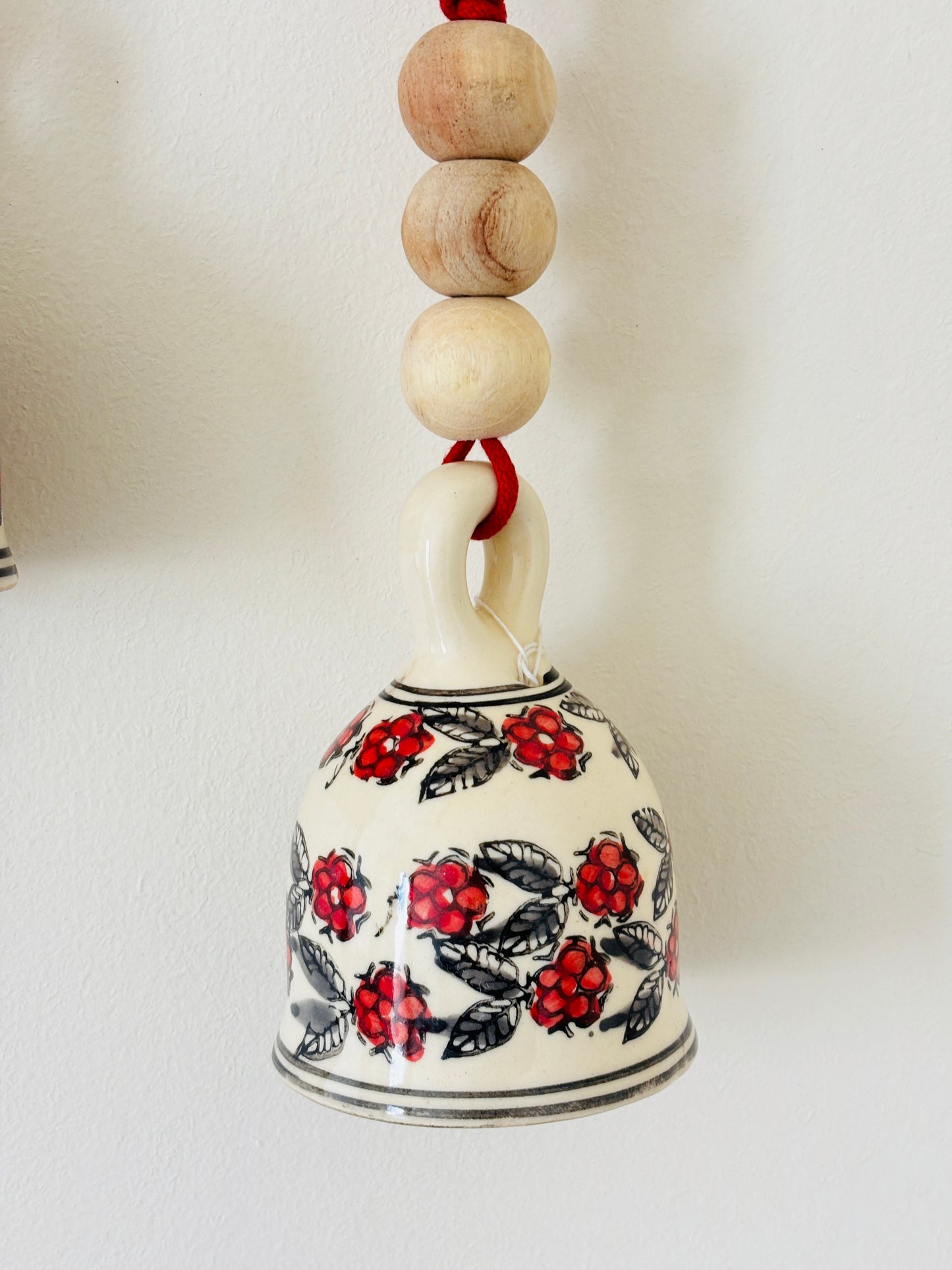 Red Floral Single Bell – Set of 2