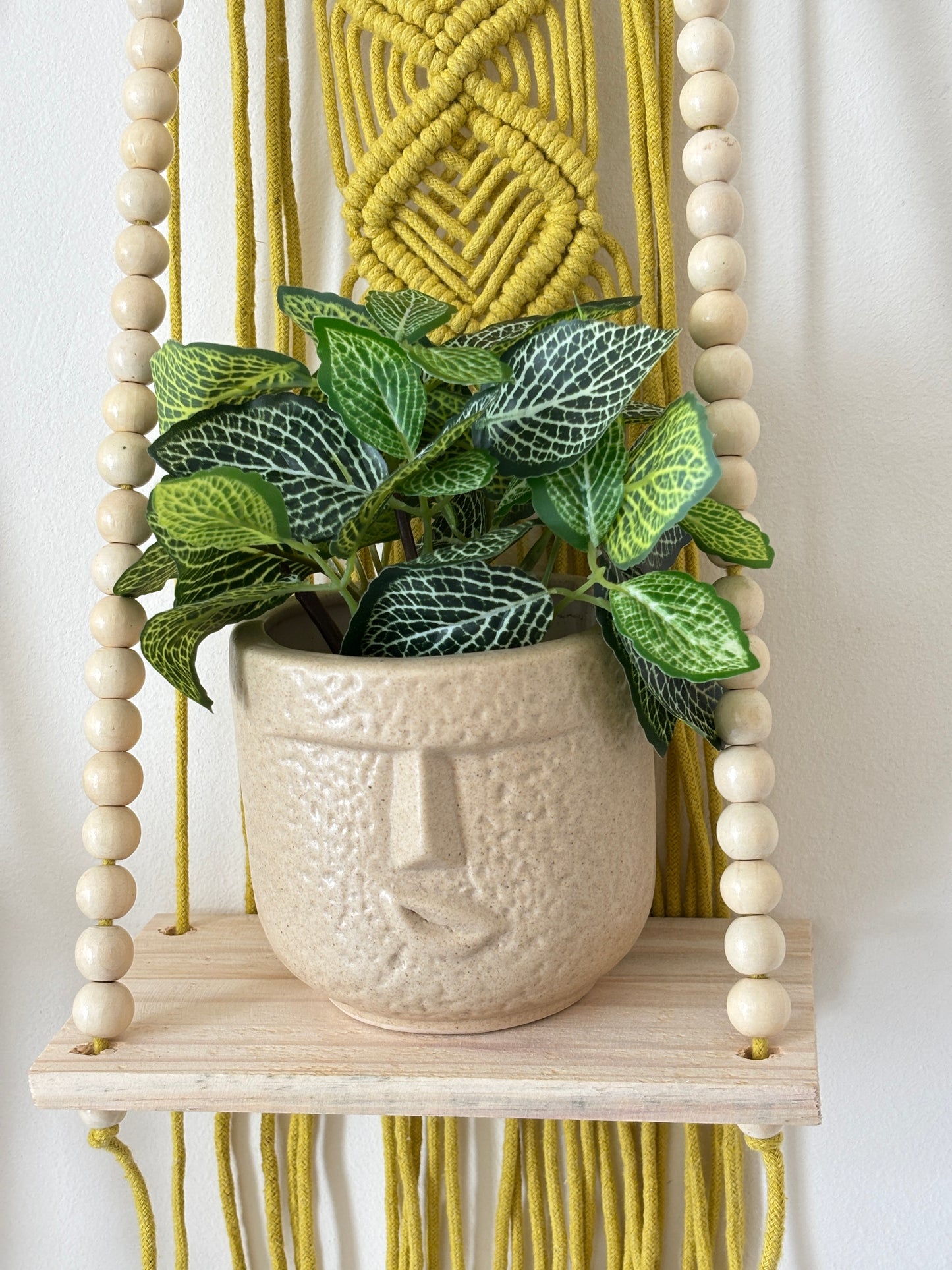 Soul Weave Planter Hanger – Lime Yellow (Set of 2)