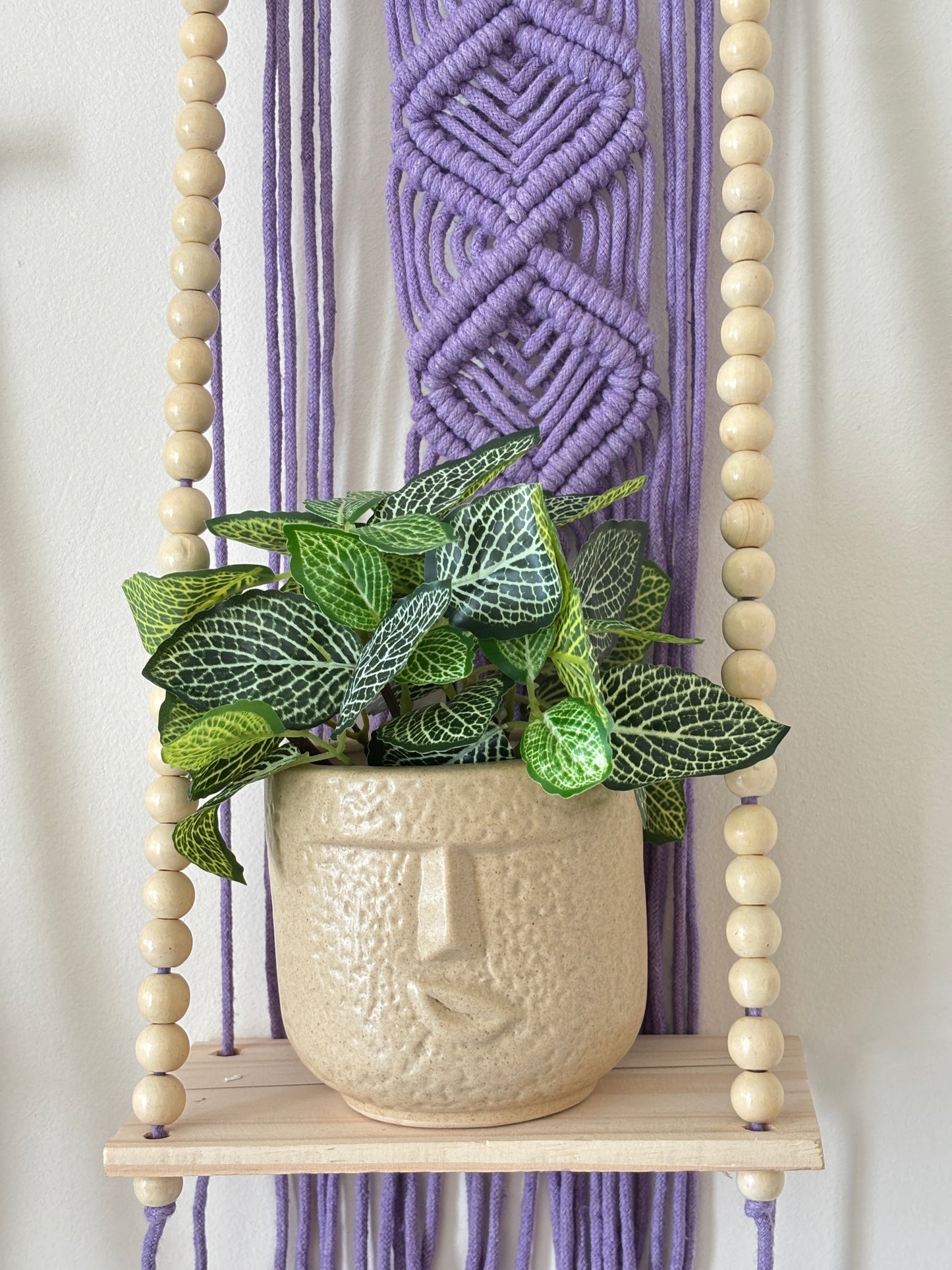 Soul Weave Planter Hanger – Lavender (Set of 2)