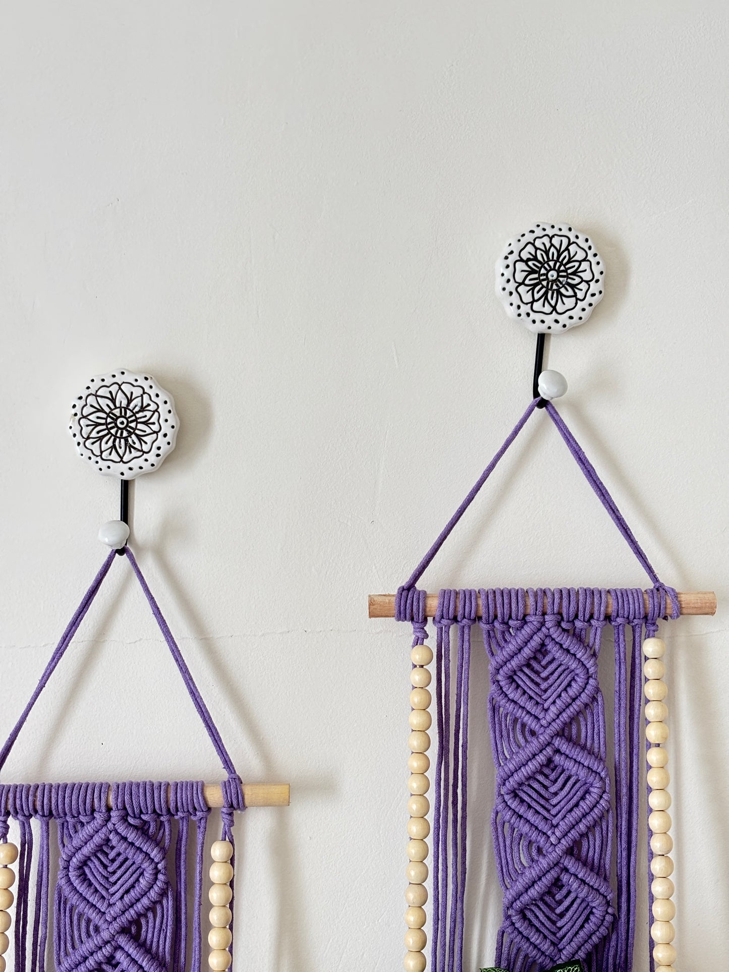 Soul Weave Planter Hanger – Lavender (Set of 2)