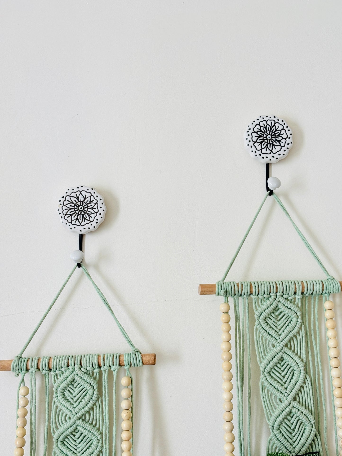 Soul Weave Planter Hanger – Mint Green (Set of 2)