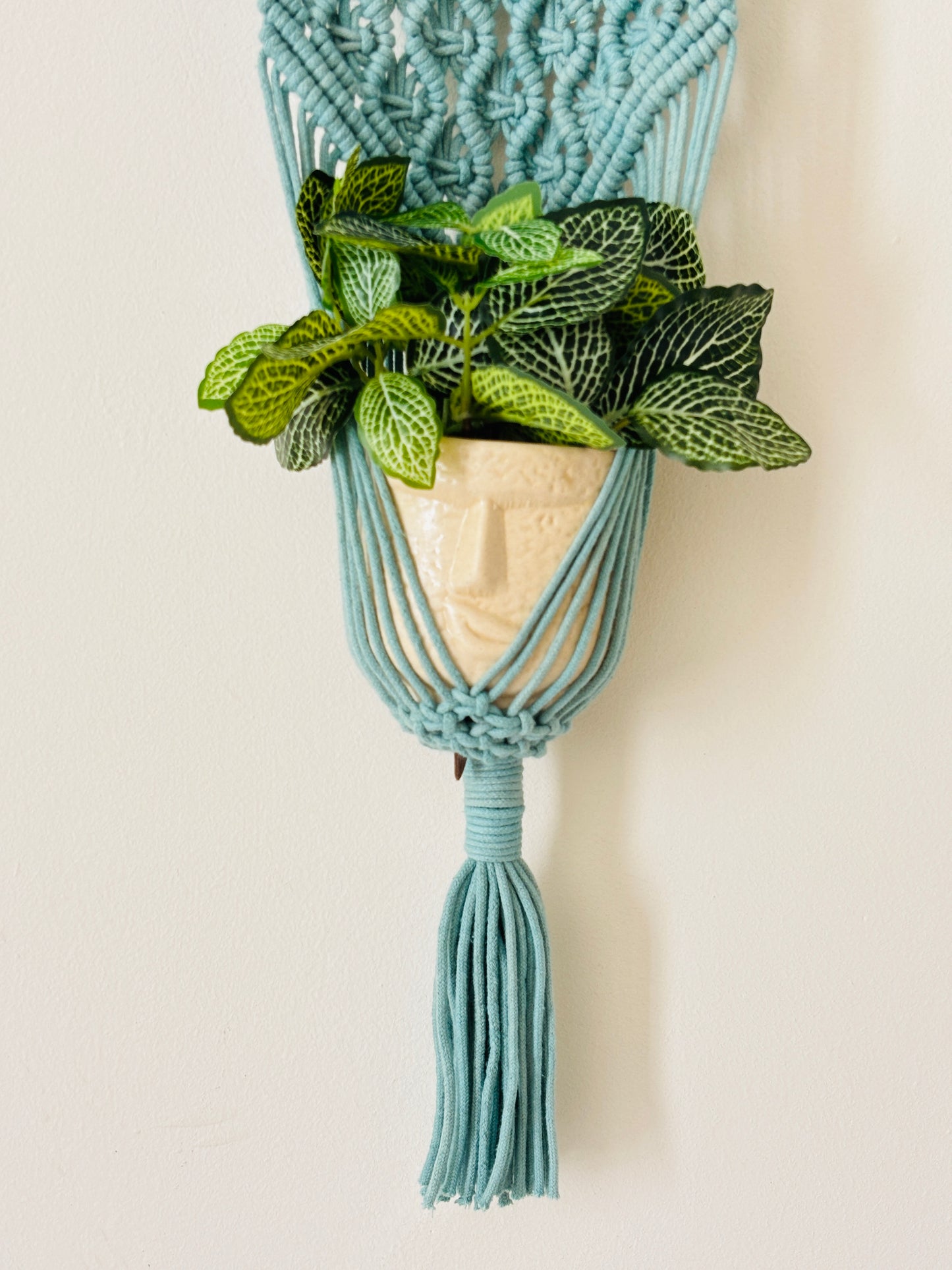 Peace Knot Planter Hanger Set – Cloud Blue