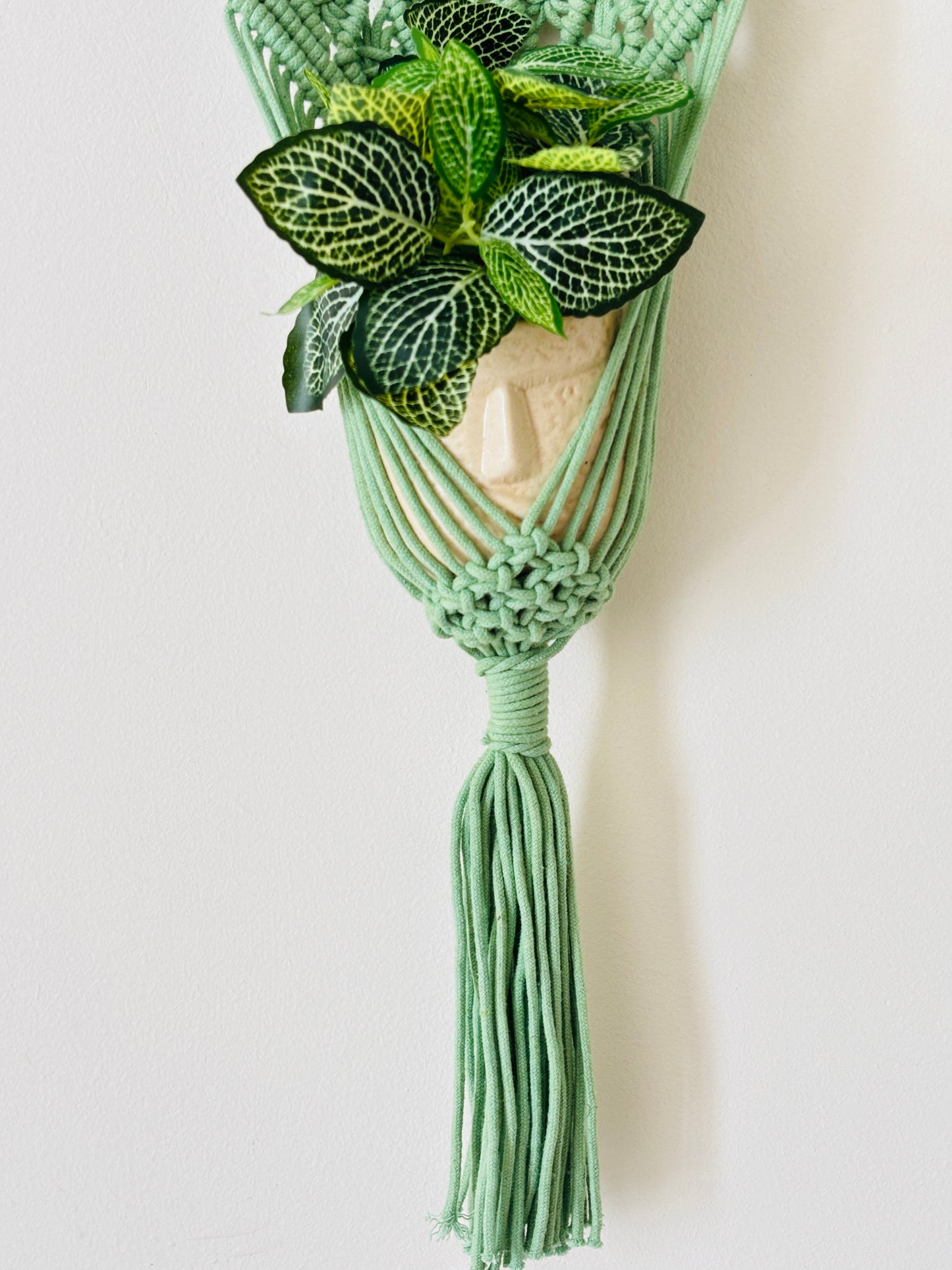 Peace Knot Planter Hanger Set – Mint