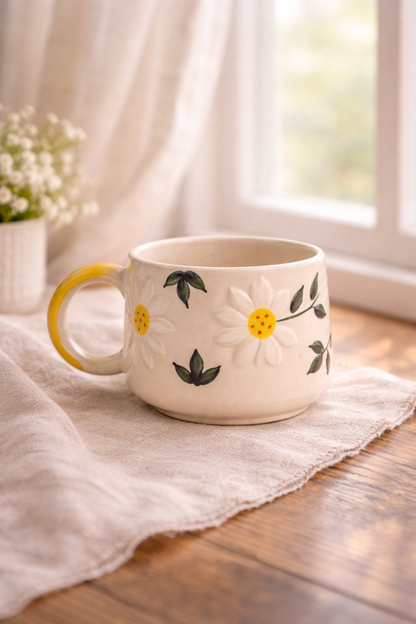 Golden Daisy Mug 🌼✨