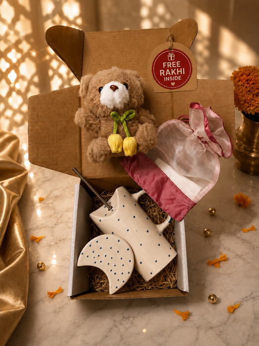 Teddy Tales Sipper Box – Blueberry Dot