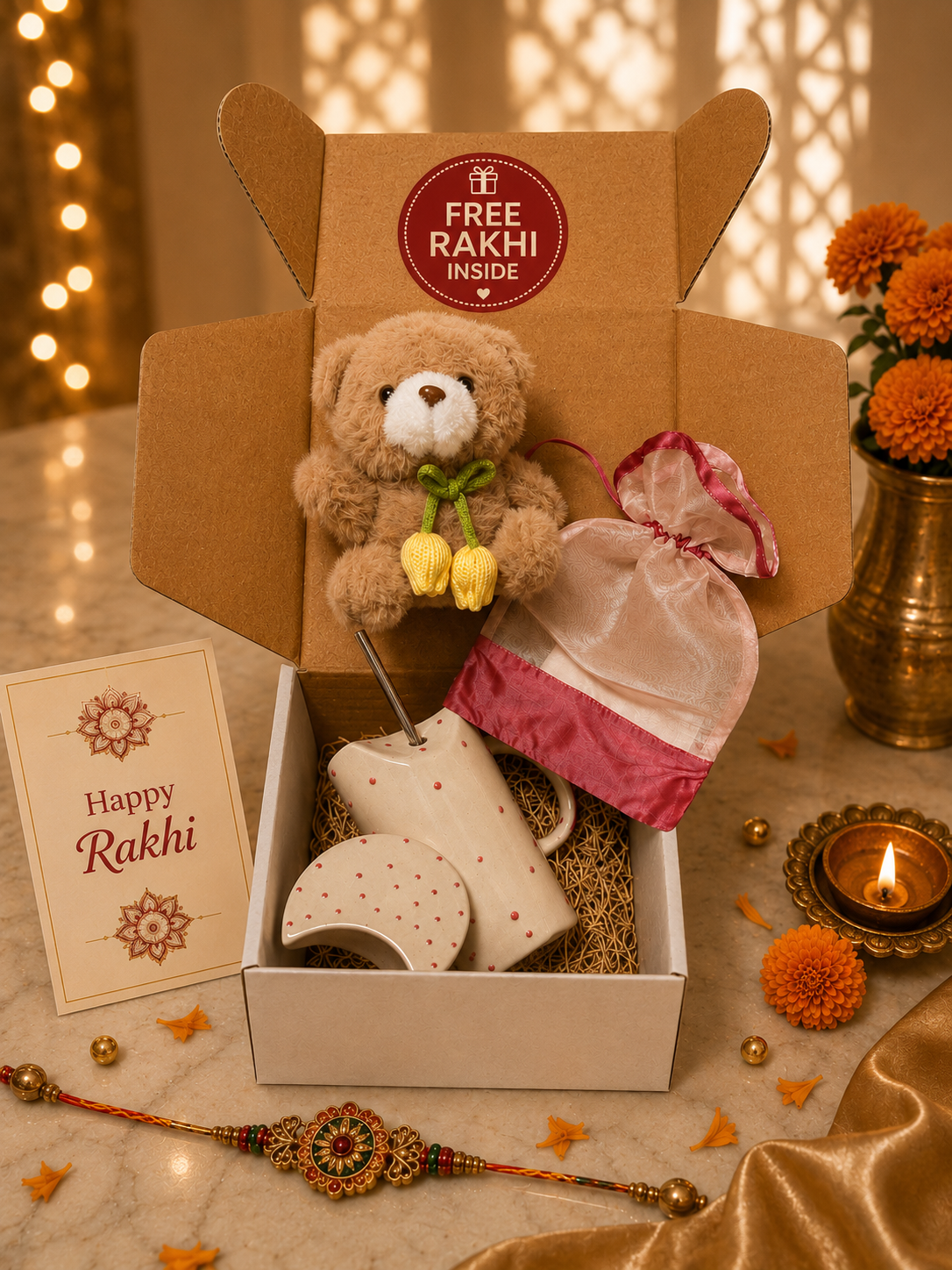 Teddy Tales Sipper Box –  cherry dot