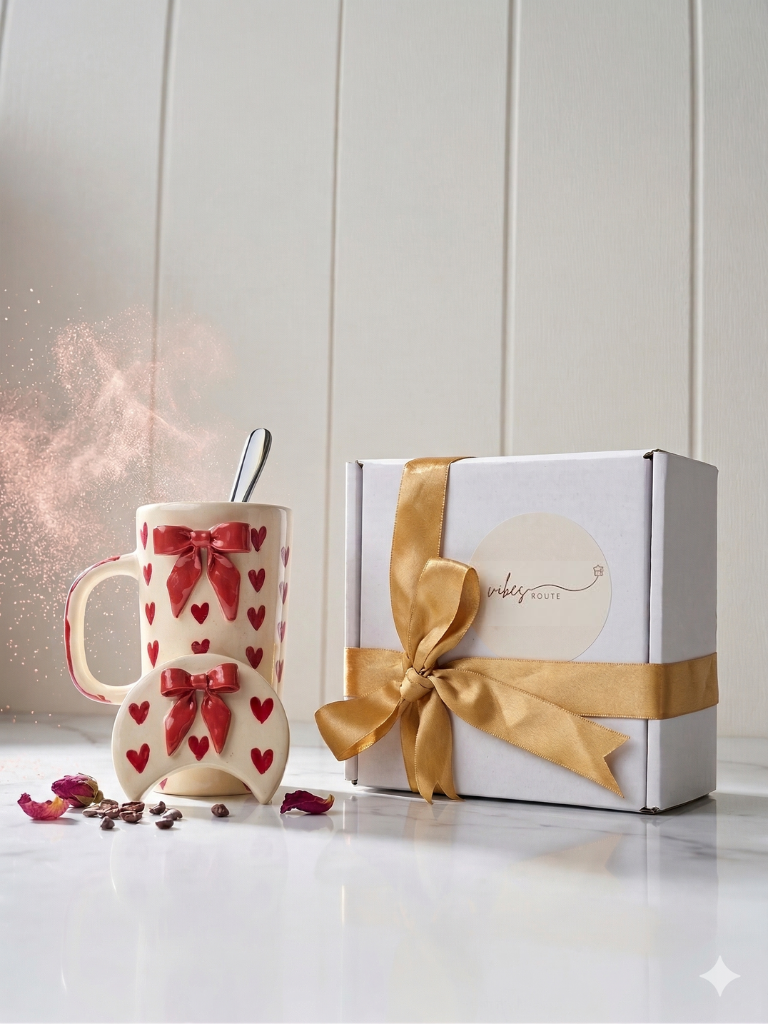 Heart Love Bow Sipper – Set of 1